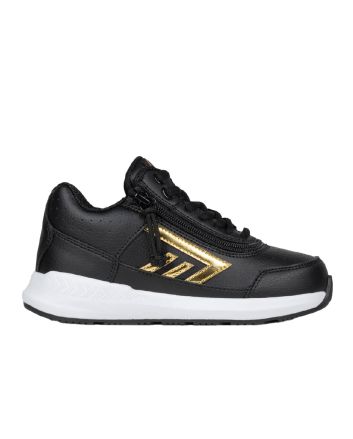 Billy Black/Gold Goat Hoop Shoes