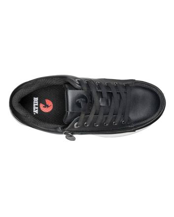 Billy Black Leather Comfort Plush Shoes