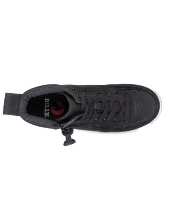 Billy Black/White Classic Lace High Tops Shoes