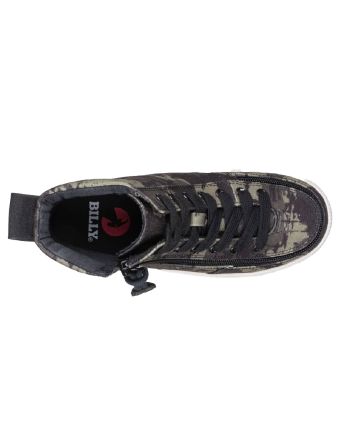 Billy Camo/White Classic Lace High Tops Shoes