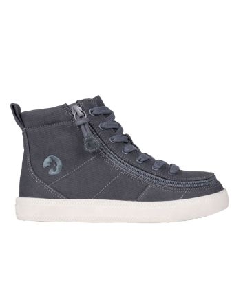 Billy Charcoal/White Classic Lace High Tops Shoes