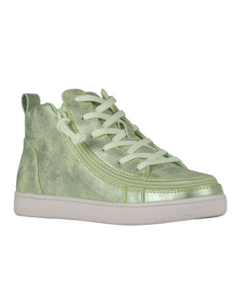 Billy Cucumber Green Sneaker Lace Mid Tops Shoes