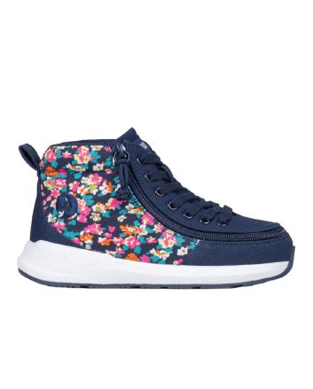 Billy Navy/Floral Goat High Top Shoes