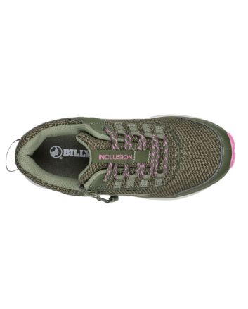 Billy Olive/Pink Inclusion Trail Shoes
