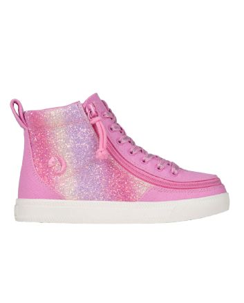 Billy Pink Glitz Classic Lace High Shoes