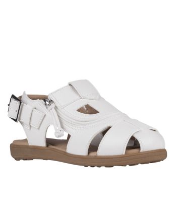 Billy White Sandal