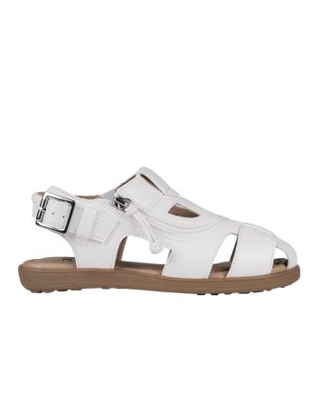 Billy White Sandal