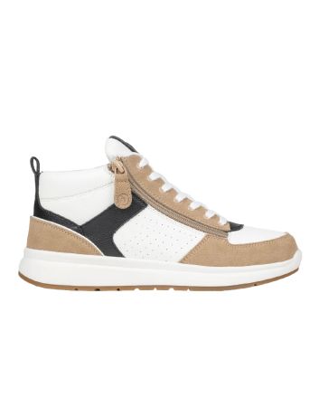 Billy White/Tan/Black Comfort DZ High Shoes