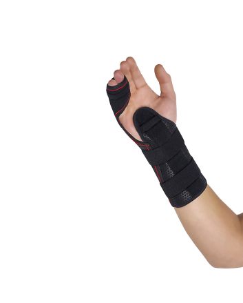 Orliman Semi-Rigid Wrist Support with Palmar/Dorsal Splints  4Th And 5Th Metacarpals