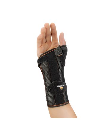 Orliman Fast Lacing Long Semi-Rigid Wrist Brace with a Palm/Dorsal/Thumb Splint