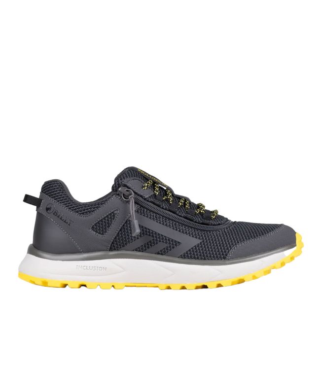 Billy Charcoal/Yellow Inclusion Trail Sneakers Shoes