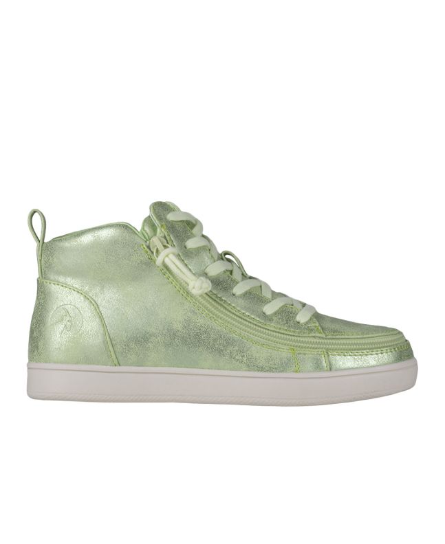 Billy Cucumber Green Sneaker Lace Mid Tops Shoes