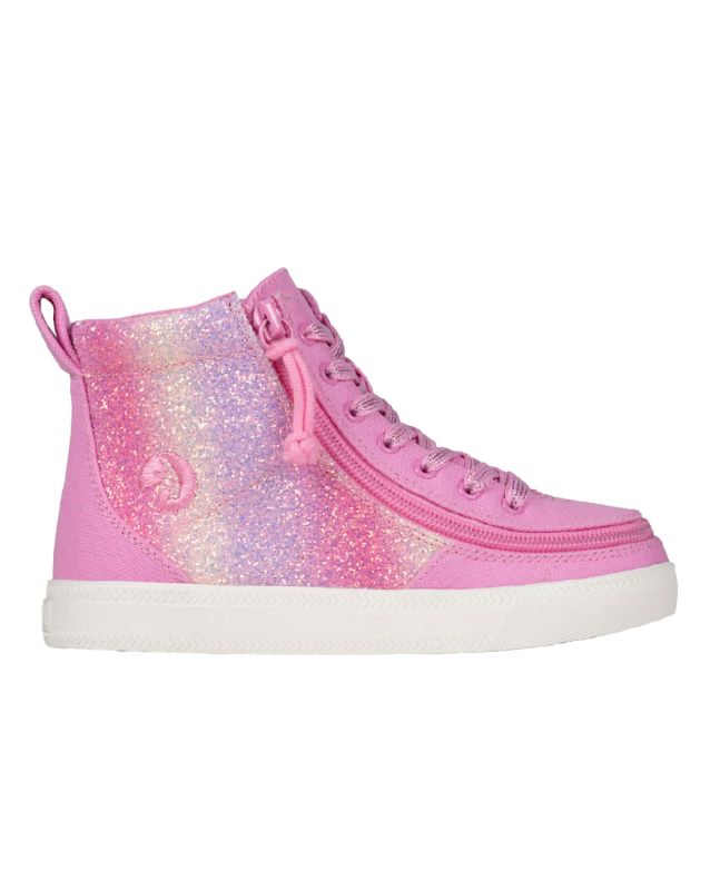 Billy Pink Glitz Classic Lace High Shoes