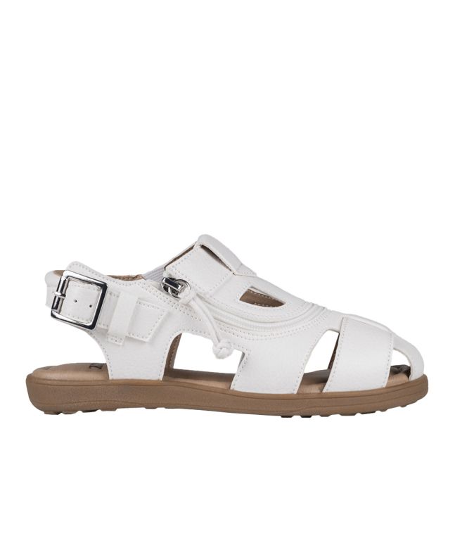 Billy White Sandal