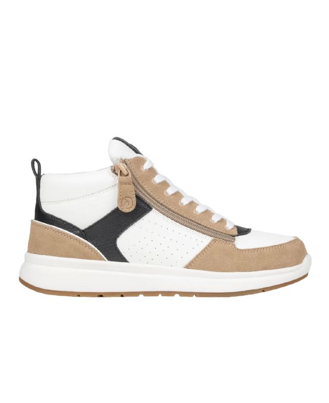 Billy White/Tan/Black Comfort DZ High Shoes